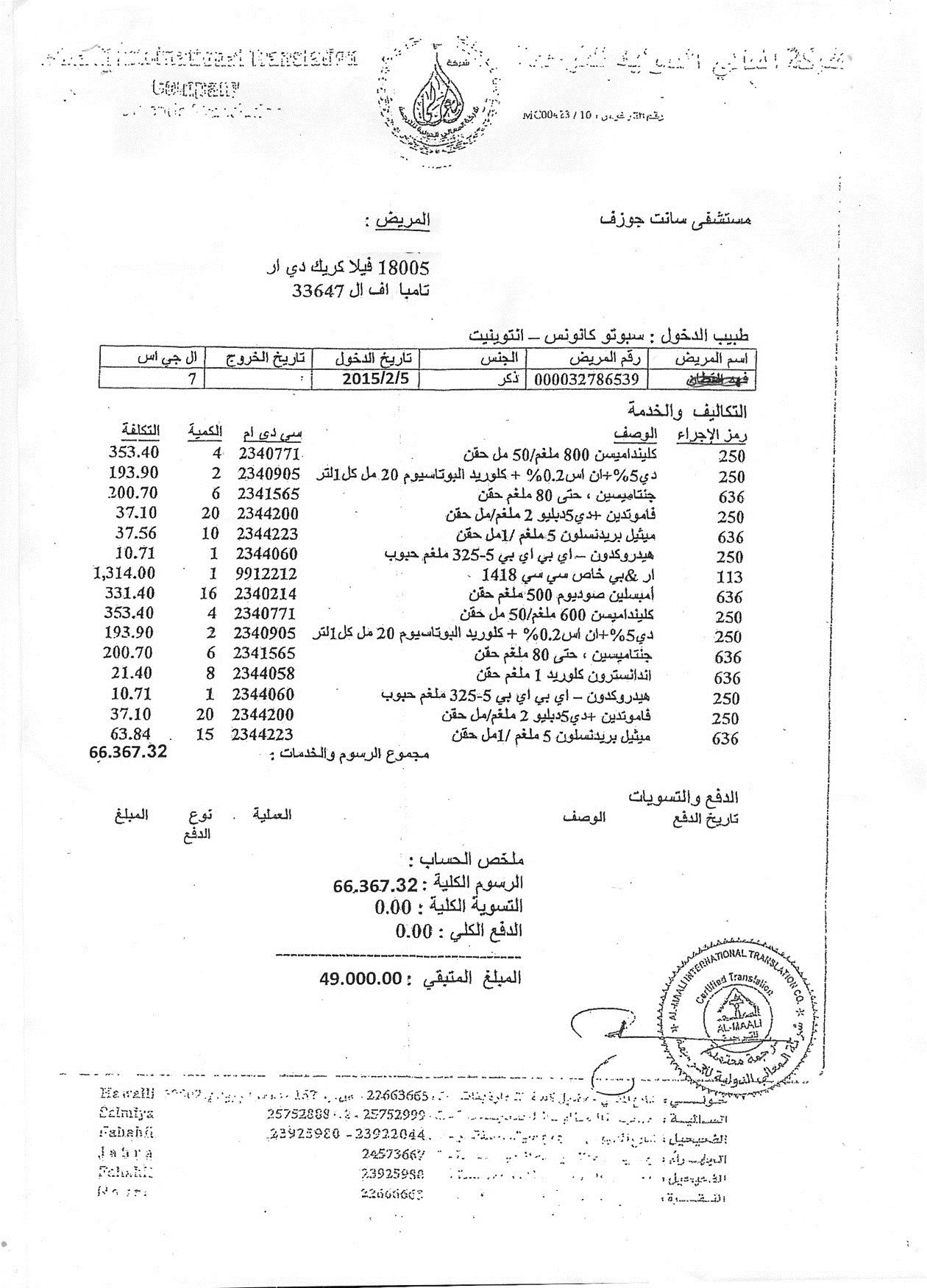 فاتورة مستشفى: كل ما تحتاج معرفته حول الفواتير الطبية في المملكة العربية السعودية