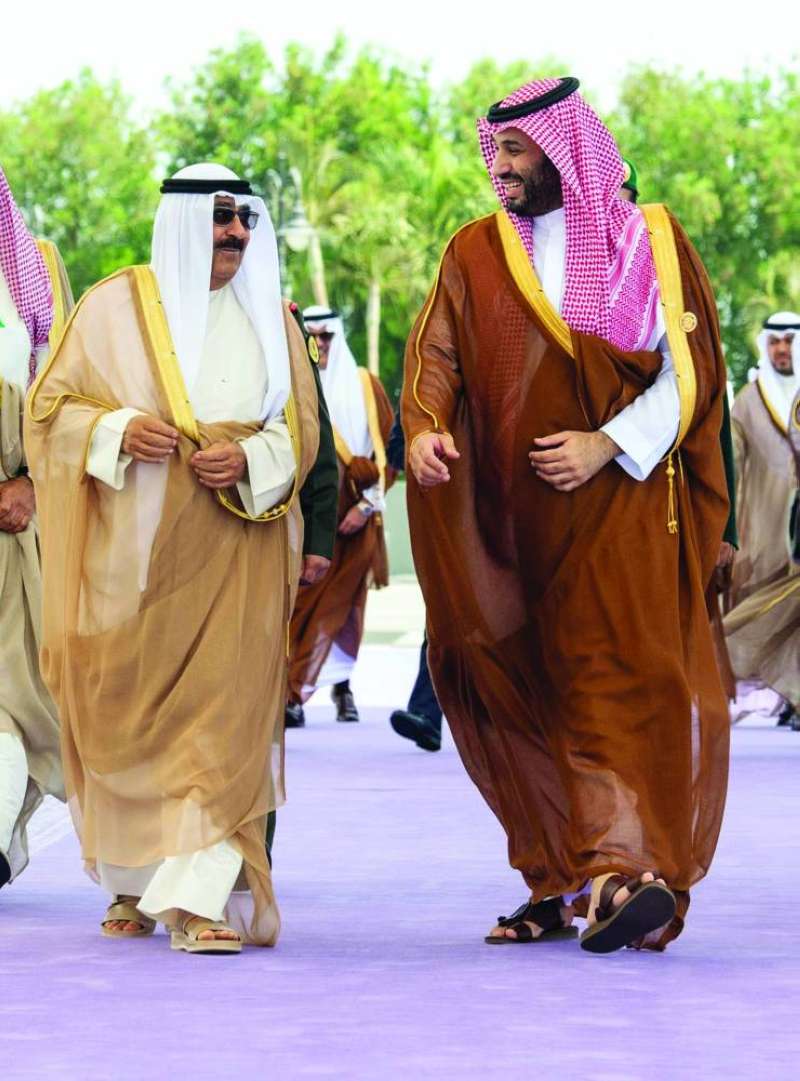 سمو ولي العهد ومحمد بن سلمان في قمة جدة للأمن والتنمية (يوليو 2022)
