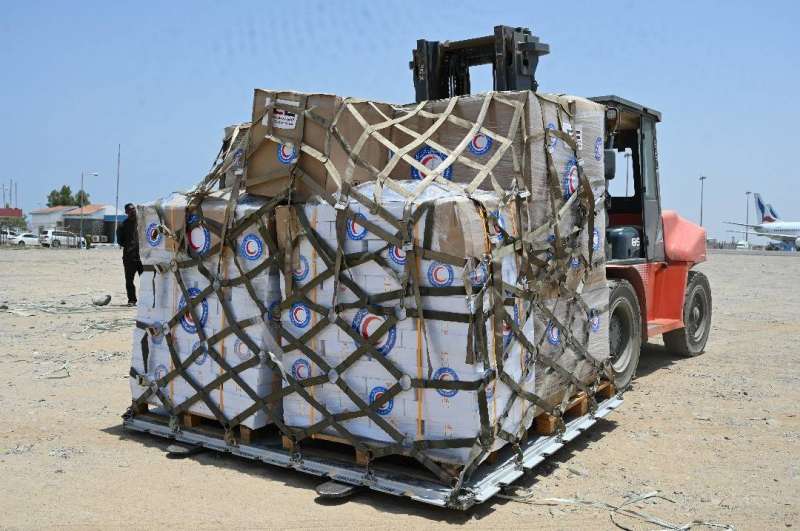طائرة الجسر الجوي الكويتي تصل إلى السودان محملة بـ 10 أطنان من المساعدات الغذائية والإيوائية