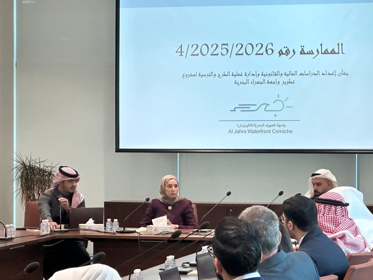 بوشهري: استيفاء كافة الدراسات للواجهة البحرية في الجهراء من قبل مكاتب متخصصه ذات خبرات عالمية